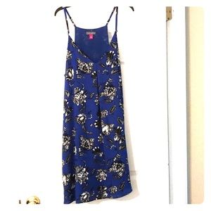 Vince Camuto royal blue w/ flowers dress